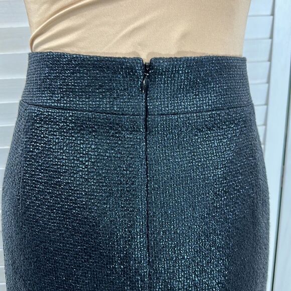 Banana Republic Black Skirt Size 10 Textured NWT - Picture 5 of 9